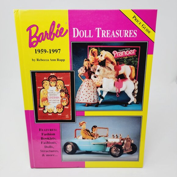 BARBIE Doll treasures hard cover Book 1959 - 1997 Price Guide - Picture 1 of 8